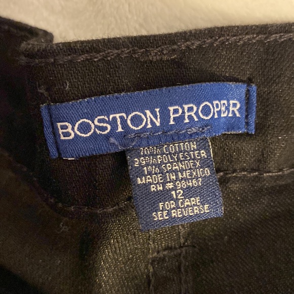 Boston Proper Black High Rise Jeans size 12 - Picture 9 of 12